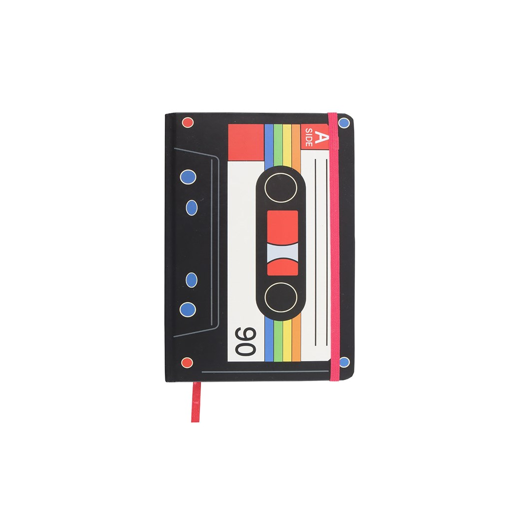 Retro Cassette Tape A5 Notebook