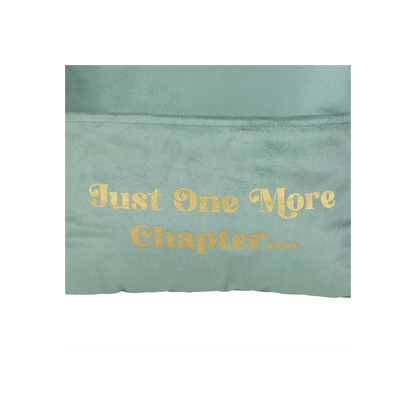 Just One More Chapter Cushion with Book Pocket