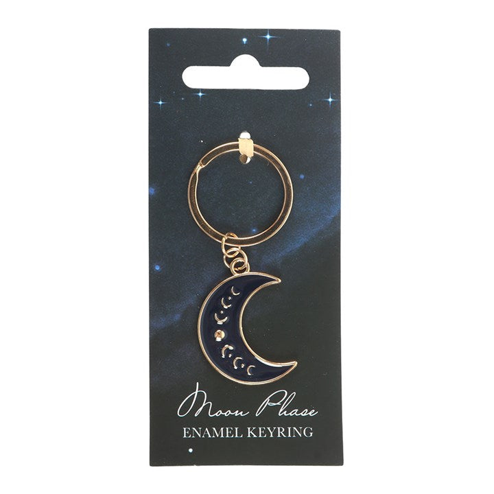 Crescent moon keyring 2