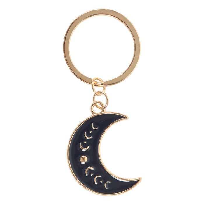 Crescent moon keyring 3