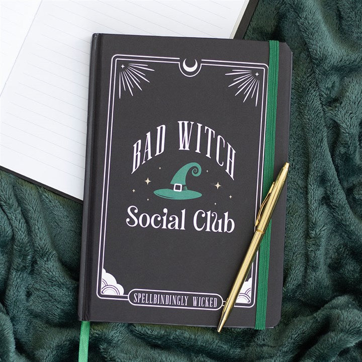 Bad Witch Social Club A5 notebook