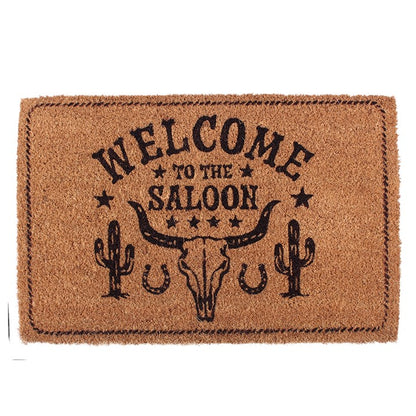 Natural Welcome to the Saloon Doormat