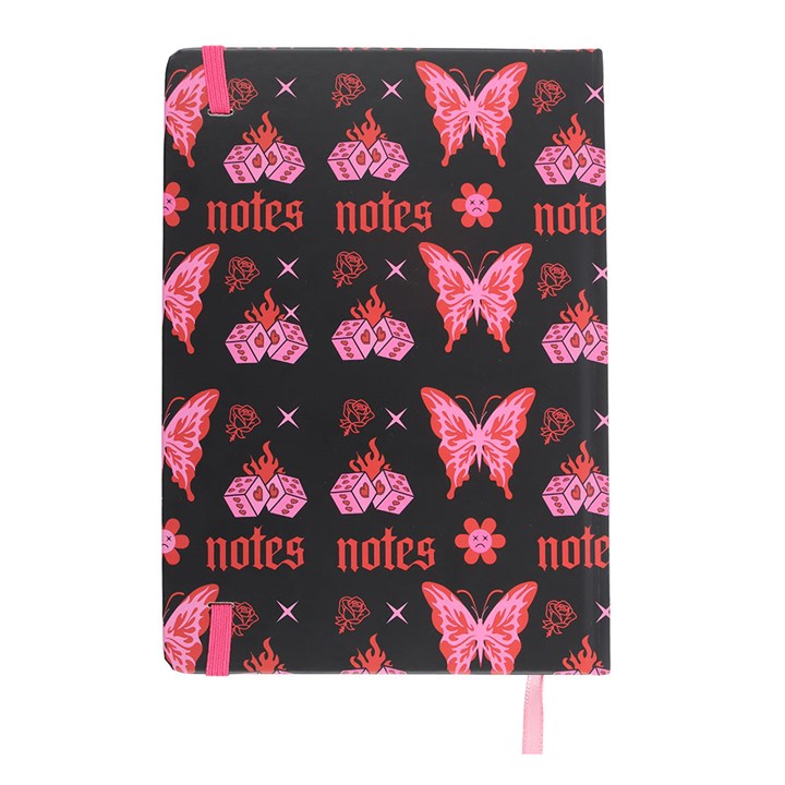 Flaming Butterfly A5 Notebook