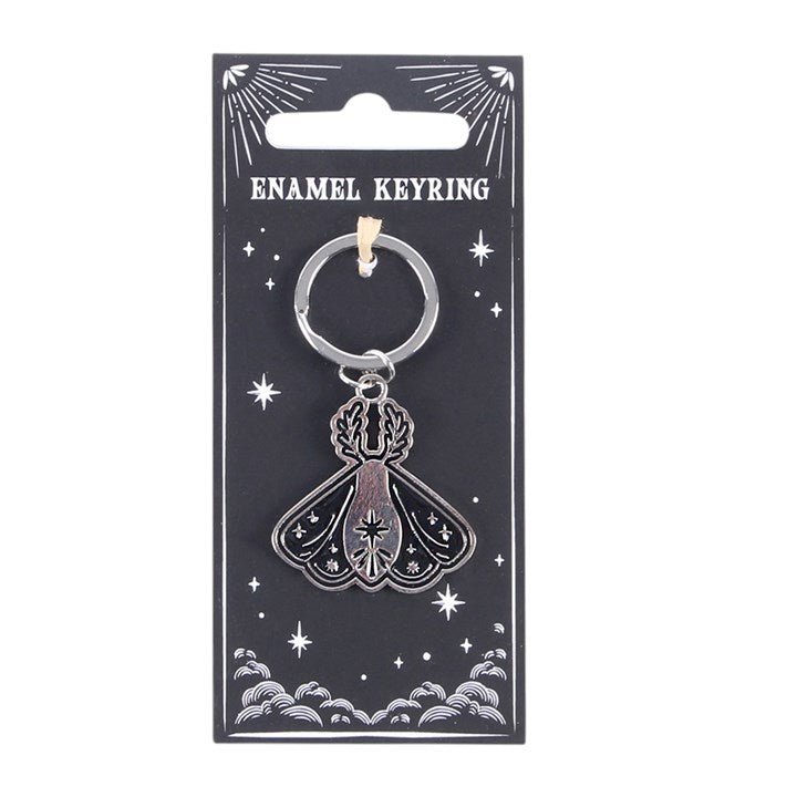 Black moth keyring 2