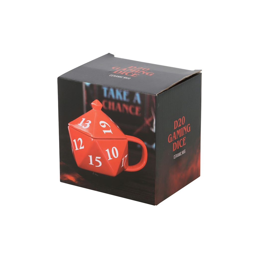 D20 Gaming Dice Shaped Mug