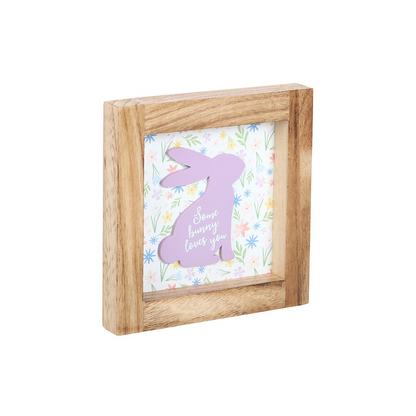 Some Bunny Loves You Wooden Frame Sign