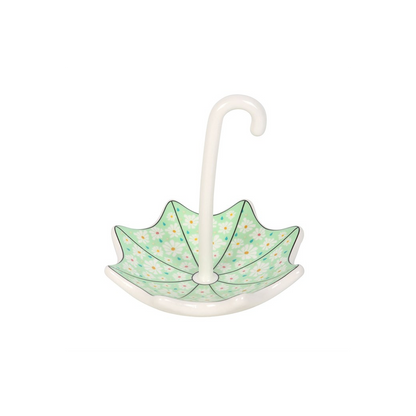 Floral Umbrella Trinket Dish