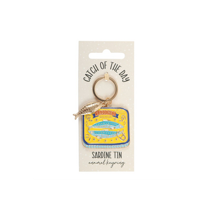 Sardine Tin Keyring