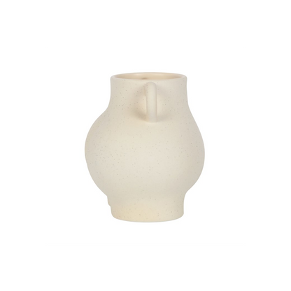Cream Speckle Bum Plant Pot