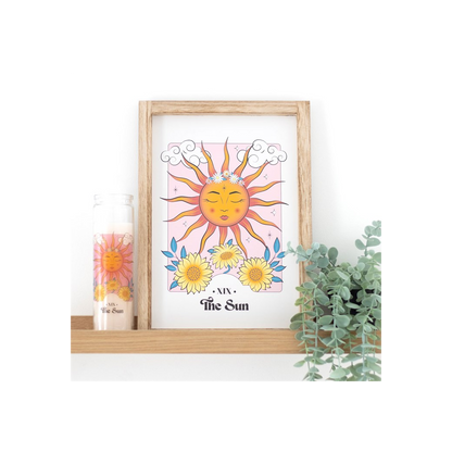 The Sun Celestial Framed Wall Print