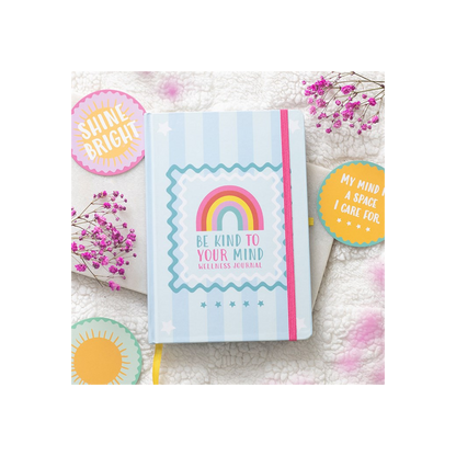 Be Kind to Your Mind A5 Wellness Journal with Citrine Pen