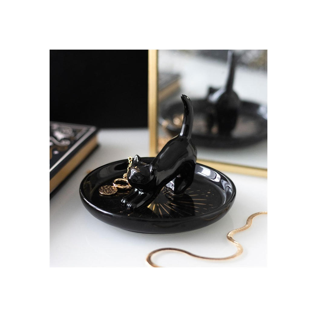 Black Cat Magick 3D cat trinket dish