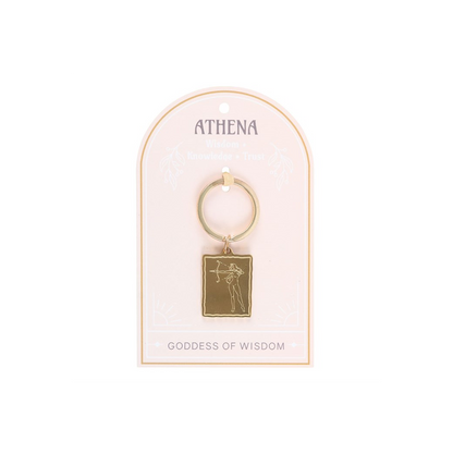 Athena Goddess Talisman Keyring