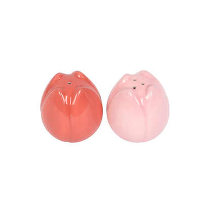Tulip Shaped Salt and Pepper Shakers