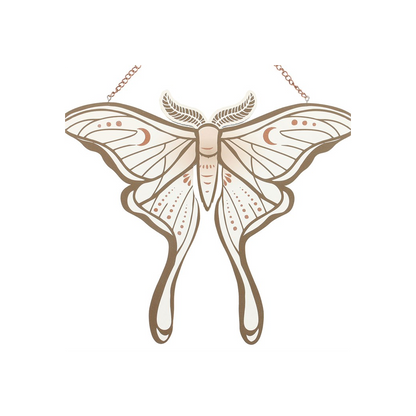 Luna Moth Hanging Sign