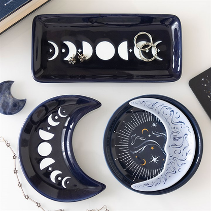 Blue Moon Stacking Trinket Dish