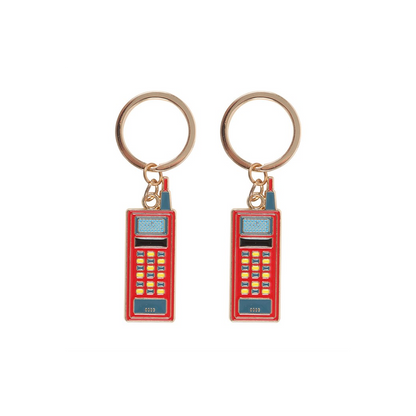 Set of 2 Friendship Walkie Talkie Keyrings
