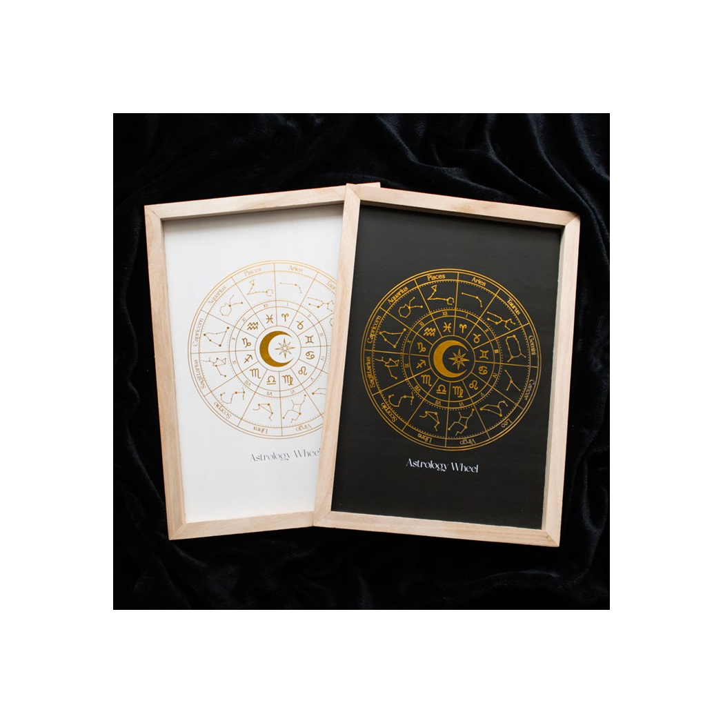 Astrology wheel print 5