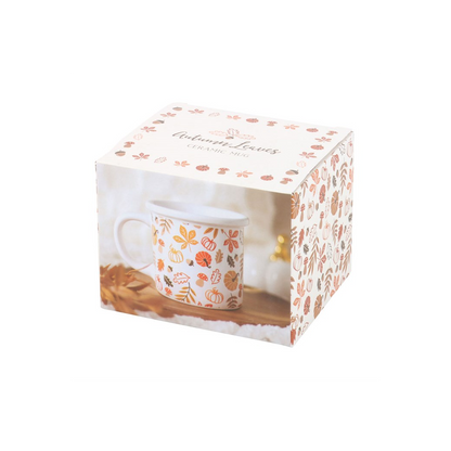 Autumn Leaves and Pumpkins Mug