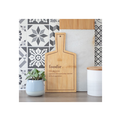 Foodie Bamboo Serving Board