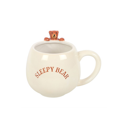 Sleepy Bear Rounded Mug