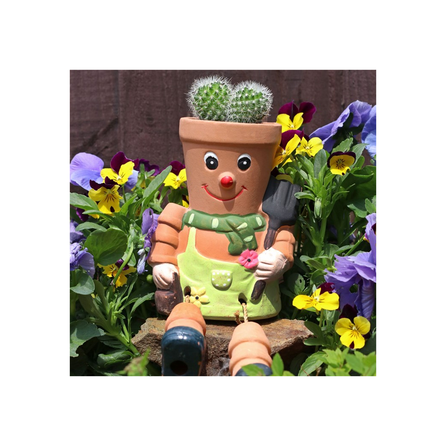 Terracotta Pot Man Planter