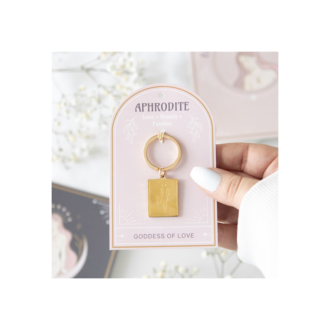 Aphrodite goddess talisman keyring