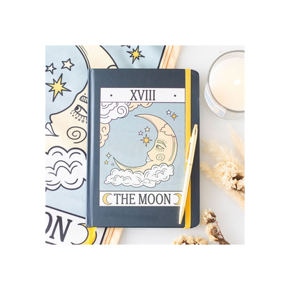 The Moon Vintage Tarot A5 Notebook