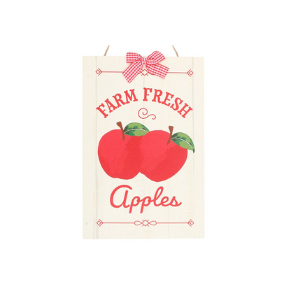 Farm Fresh Apples Hanging Sign