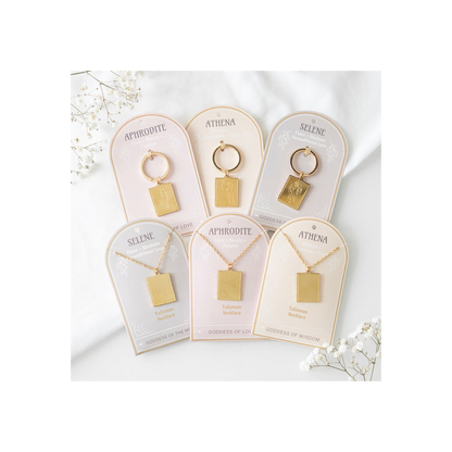 Set of 6 Goddess Energy Keyrings