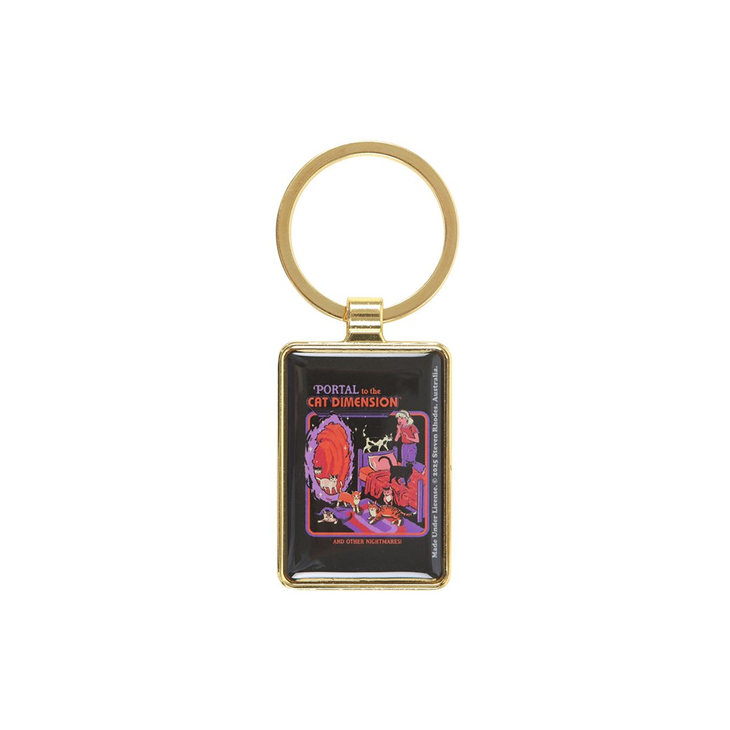 The Cat Dimension Keyring by Steven Rhodes