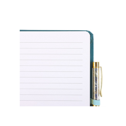 Hand of Hamsa A5 Notebook with Crystal Chip Pen
