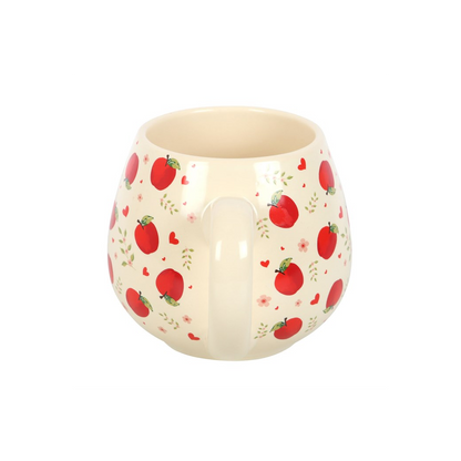 Apple Print Rounded Mug