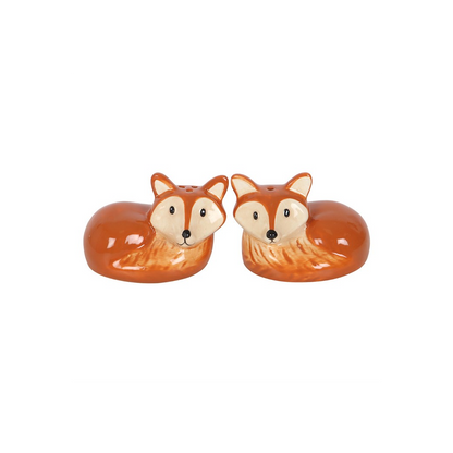 Fox Salt and Pepper Shakers