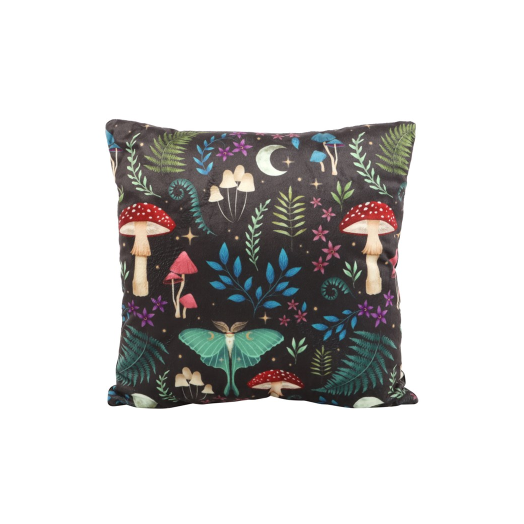 Dark forest print square cushion – photo 2
