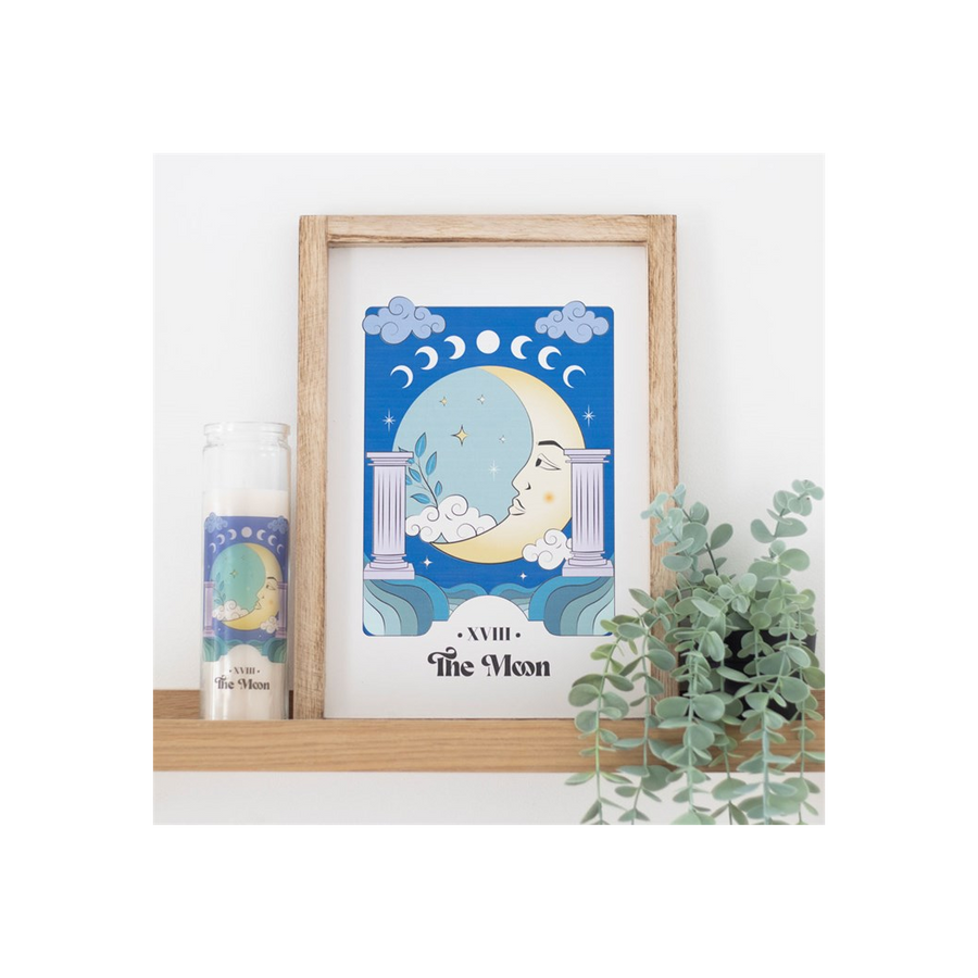 The Moon Celestial Framed Wall Print