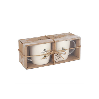 Queen Bee and Bee Keeper Mug Set