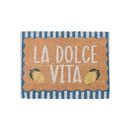 Blue La Dolce Vita Doormat