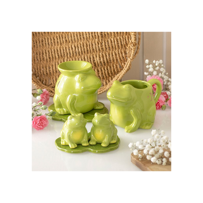 Luna Frog Salt and Pepper Shakers