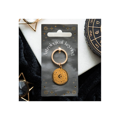 Astrology Wheel Keyring