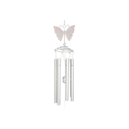 White Butterfly Windchime