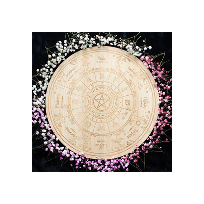Wheel of the Year Serving Board