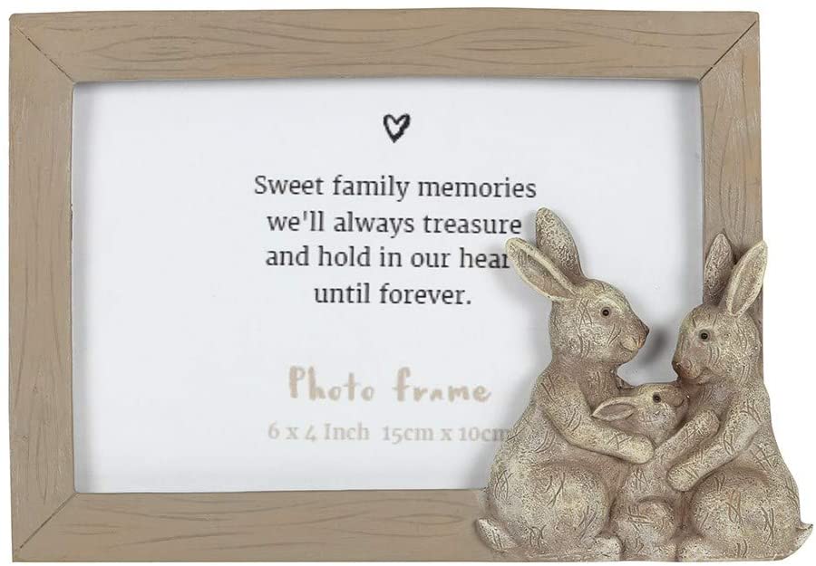 Family bunny photo frame