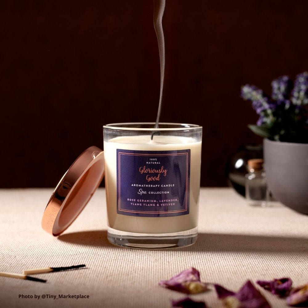 Aromatherapy Candle Making Kit | Rose Geranium, Lavender, Ylang Ylang & Vetiver