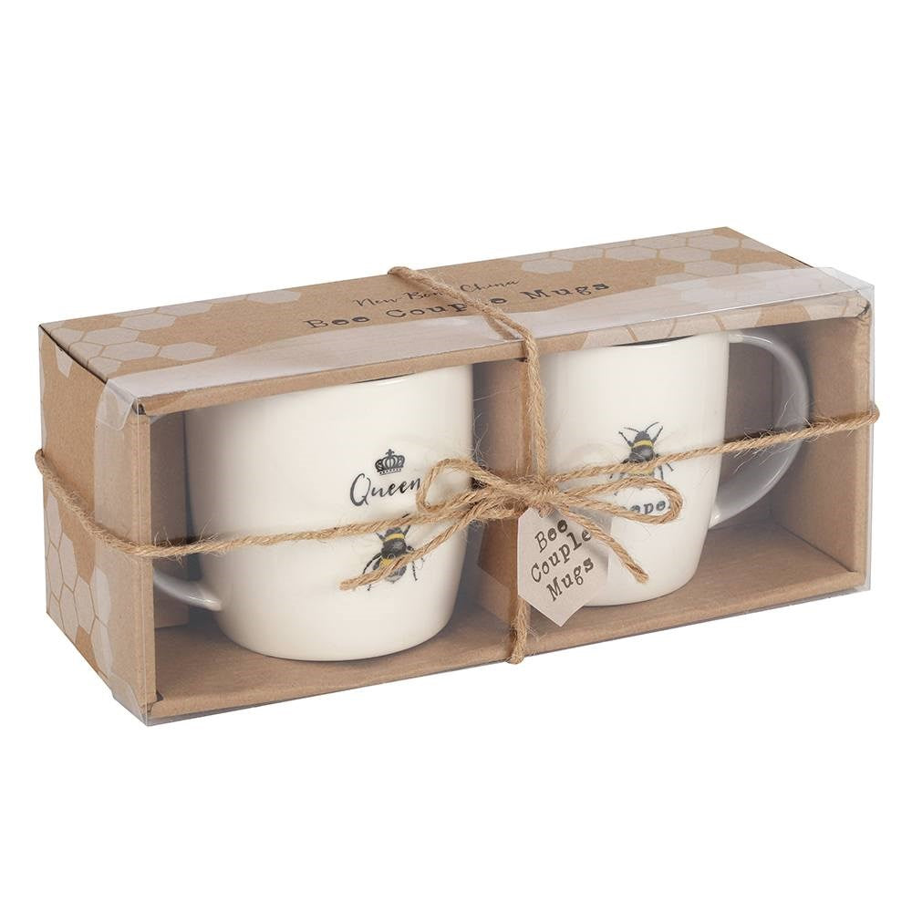Queen Bee and Bee Keeper Mug Gift Set