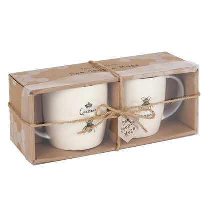 Queen Bee and Bee Keeper Mug Gift Set