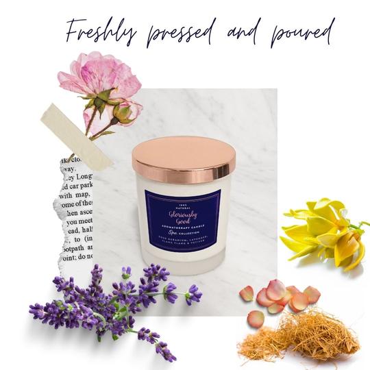 Aromatherapy Candle Making Kit | Rose Geranium, Lavender, Ylang Ylang & Vetiver