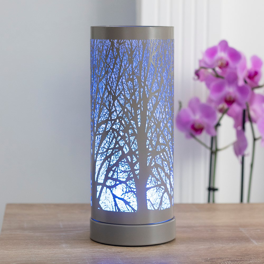 Grey Tree LED Aromatherapy Oil Burner Wax Melt Warmer
