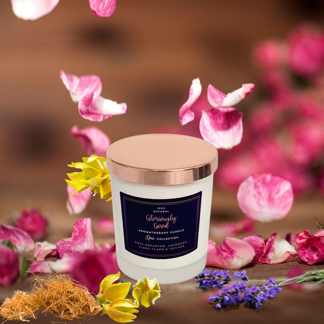 Aromatherapy Candle Making Kit | Rose Geranium, Lavender, Ylang Ylang & Vetiver